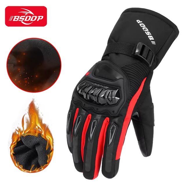 BSDDP Motorcycle Gloves Windproof Waterproof Motorbike Riding Gloves Touch Screen Moto Motocross Gloves Winter